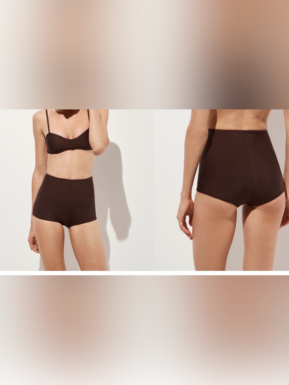 NWT J. Crew Boy short bikini bottom & Lana bikini top in Classic Sculpt Set Sz L